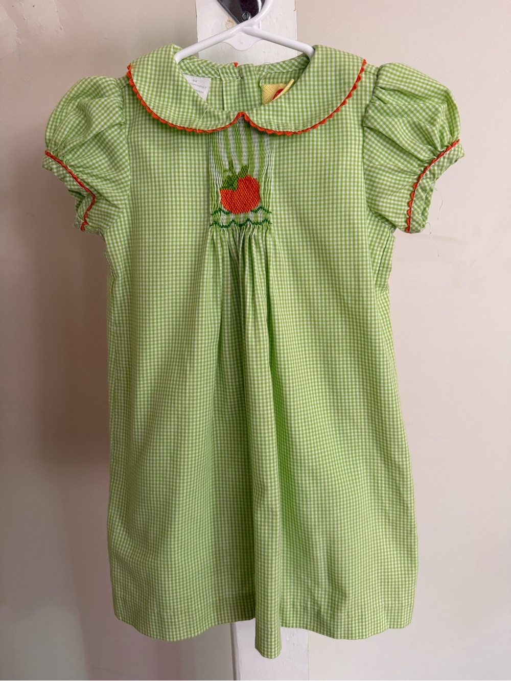 Southern Sunshine Smocked Pumpkin Dress